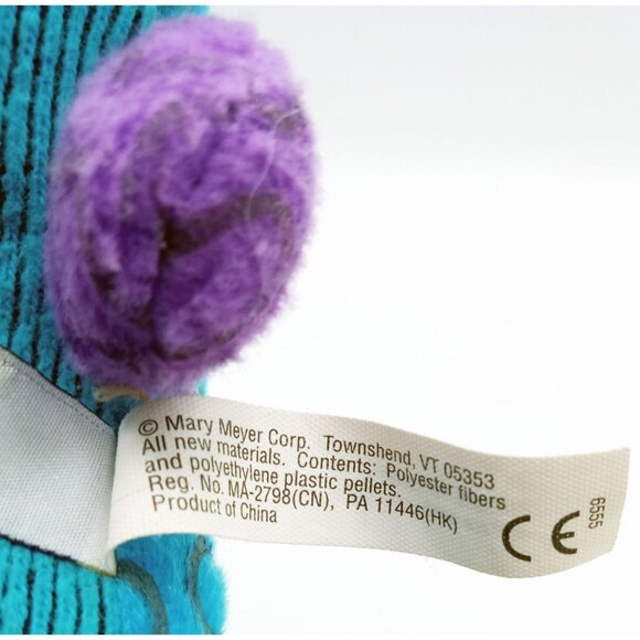 Monkey Plush Mary Meyer Ikimono Textured Stuffed Animal 6" Colorful Corduroy Toy - Picture 10 of 15